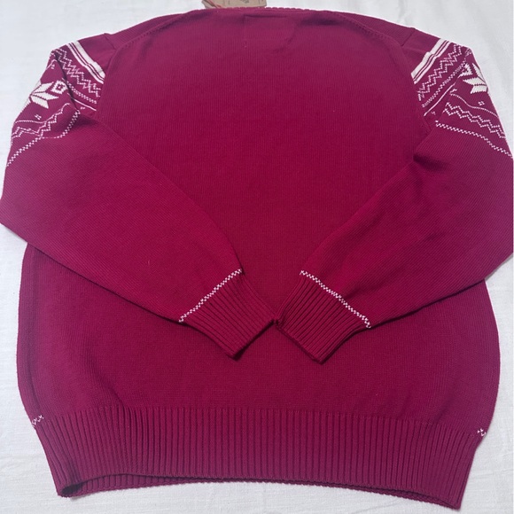 Holiday Red  Snowflake Sweater - Picture 6 of 7